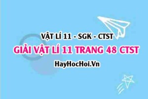 Giải Vật lí 11 trang 48 Chân trời sáng tạo SGK
